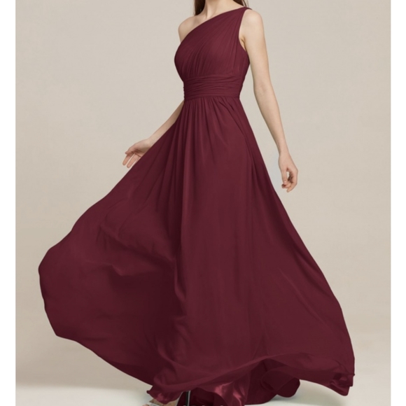 AW Grace Bridesmaid Prom Formal Special Occasion Wedding Guest Dress, 10, Red - Picture 3 of 9